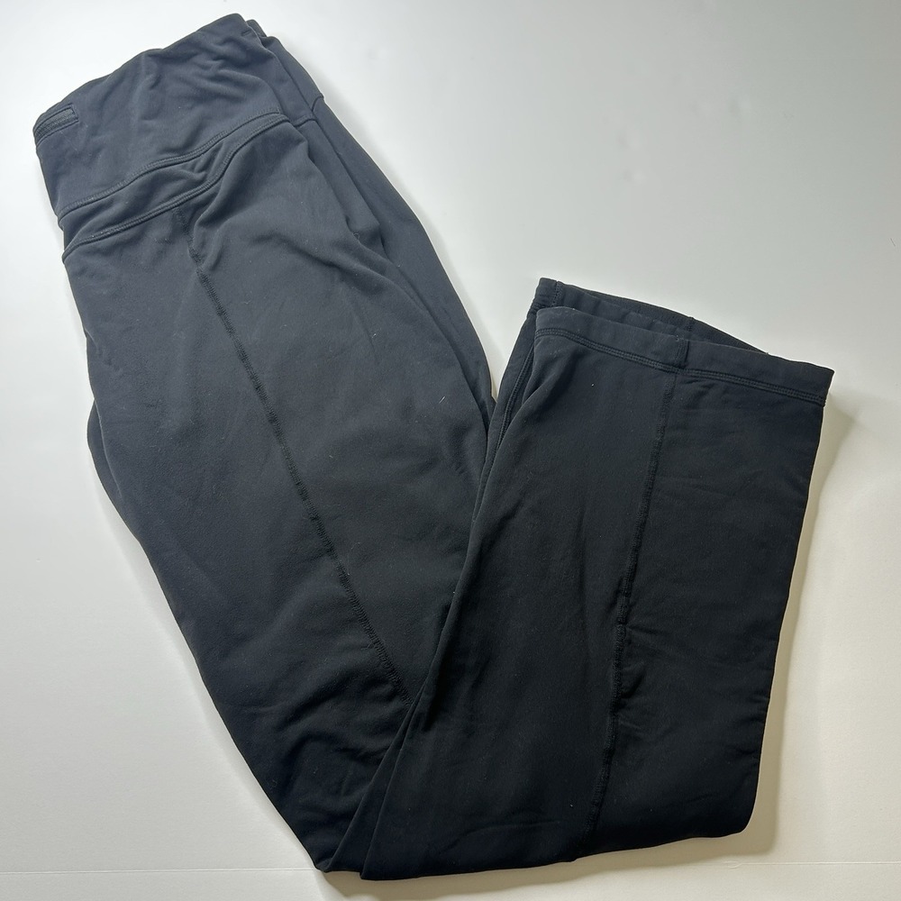 Lululemon Run Rise and Shine Pants Women's Size 10 Black Athletic Joggers